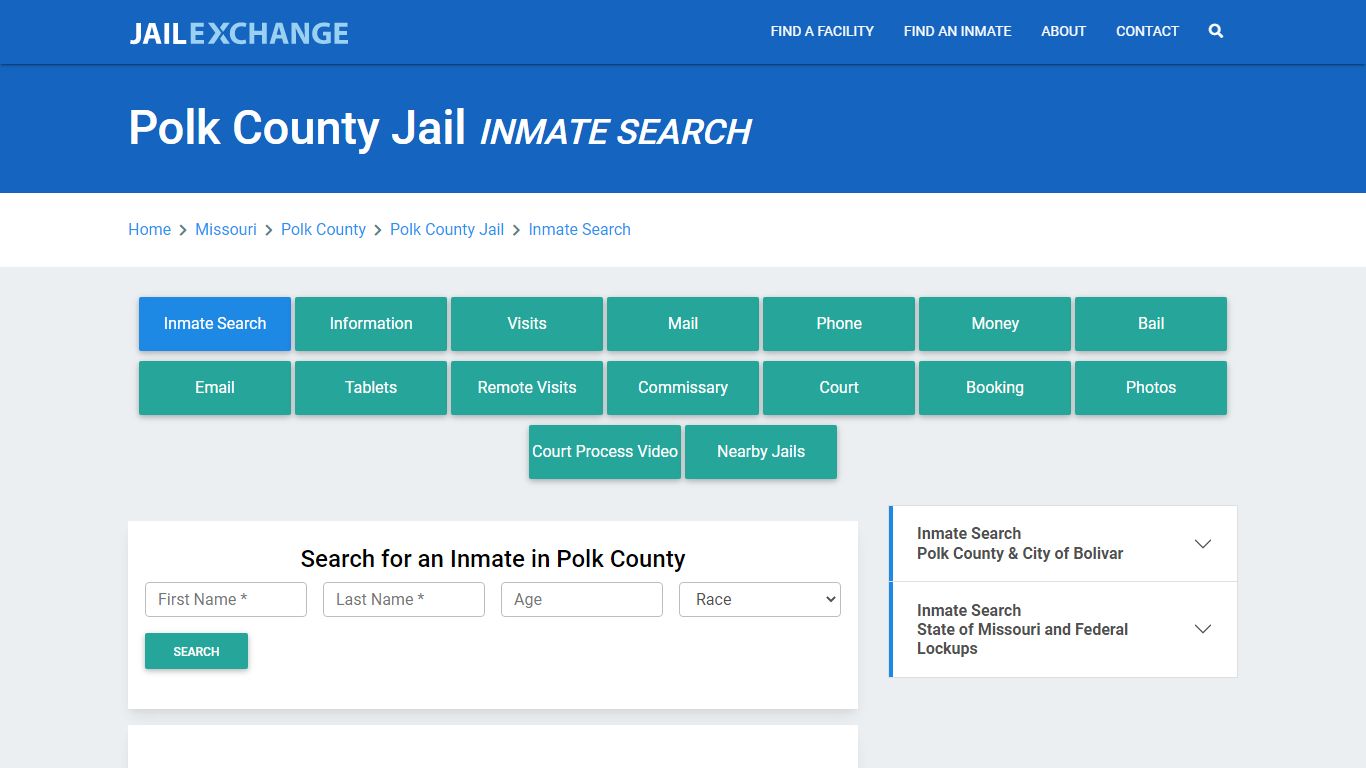 Polk County Jail, MO Inmate Search: Roster & Mugshots