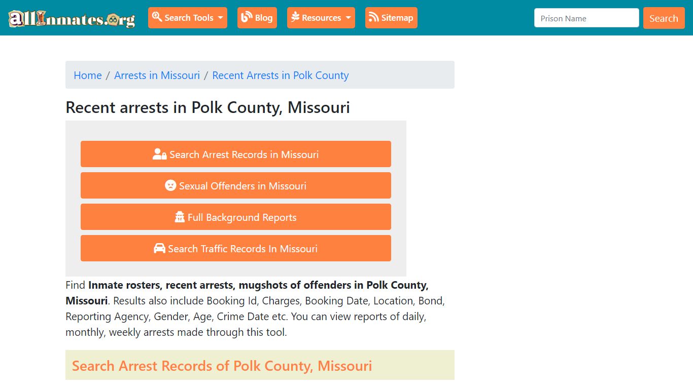 Recent arrests in Polk County, Missouri | Mugshots, Rosters, Inmates ...